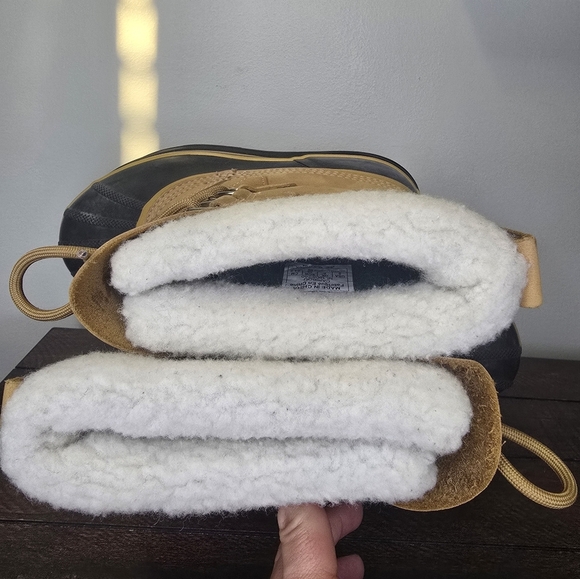 Sorel Caribou Waterproof Winter Snow Boots Tan Buff Women's Size 8 - Picture 12 of 16